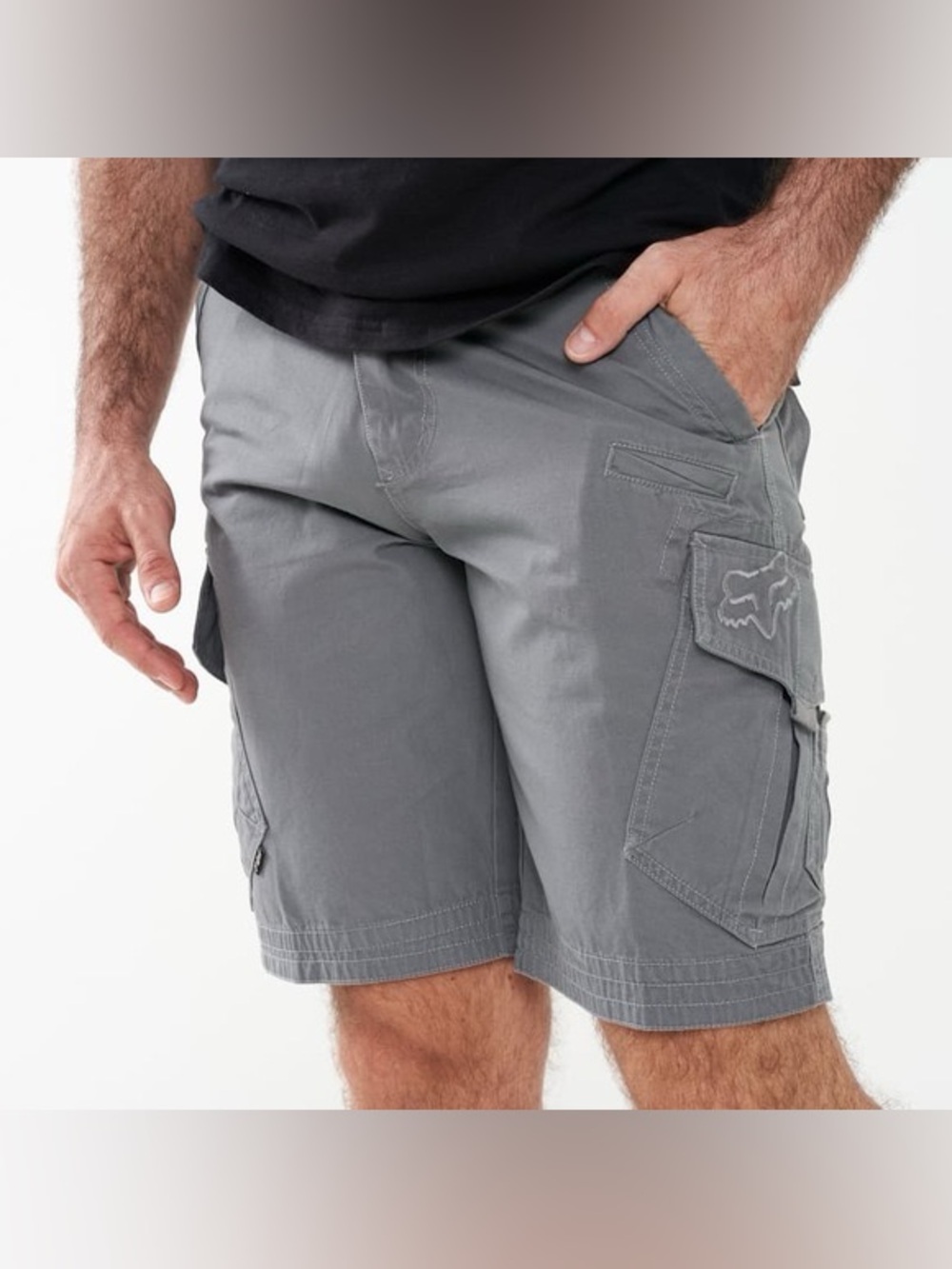 Fox Men's Slambozo Cargo Shorts | Gunmetal Gray | Size: 31